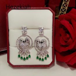 Hezekiah S925 silver Northern Europe Parrot Earrings Personality Women's Earrings Dance party Superior quality1832