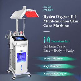 Multifunction PDT LED Light Therapy Beauty Salon Oxygen Jet Peeling Hydromabrasion Hydra Microdermabrasion Facial Machine