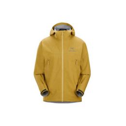 Jackets Jacket Outdoor Mens Breathable Arcterys Windproof Coats Beta Series Goretex Jacket Solid Hooded Zipper Long Sleeve Hard Shell Charge Coat Mist Green Forage