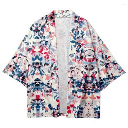 Men's Sleepwear Kimono Coat Men Summer Cardigan Shirts Vintage Male Bathrobe Wear Clothing Japanese Style Jacket Taoist Robe Casual Yukata