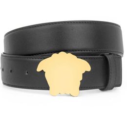 2024 Fashion Belt Man Woman Belts Designer Smooth Gold Sliver Gun black Buckle Top Quality Cowhide Leather