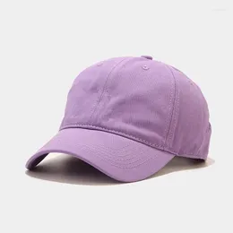 Ball Caps Cotton Solid Colour Casquette Baseball Cap Adjustable Snapback Hats For Men And Women 85