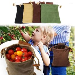 Storage Bags Leather Belt Pouch Waist Pack Sling Bag Multifunctional Fruit Picking Hunting For Outdoor Hiking Camping Accessories