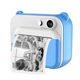 Camcorders Children Instant Print Camera With Thermal Printing Paper for Kids 1080P Video Po Christmas Toys 231030