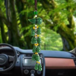 Keychains Lucky Pendant For Car Chinese Gourd Calabash Decoration Bring In Wealth And Treasure Symbolize Longevity Get Rich