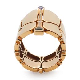 H ring for woman designer couple Gold plated 18K diamond T0P Advanced Materials official reproductions brand designer fashion Jewellery with box 023