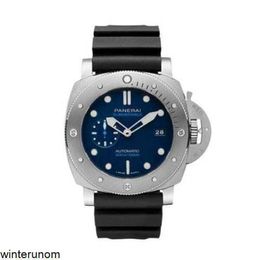 Paneraiss Men's Wrist Watches Automatic Swiss Watch Paneraiss Diving BMG-TECH Bulk Metal Glass 47mm PAM00692 HBL6
