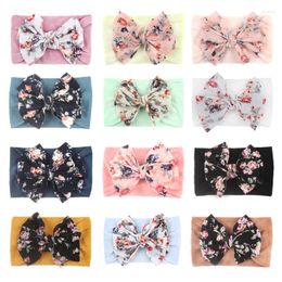 Hair Accessories Baby Super Soft Delicate For Little Top-rated Stylish Nylon Wide-brimmed Trendy Toddlers -selling Charming Print