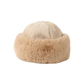 Trapper Hats Original Fluffy Faux Fur Bomber Hats Women Warm Winter Thick Hat Lady Russian Luxury Panama Cap Ushanka Touca Feminina Inverno 231201