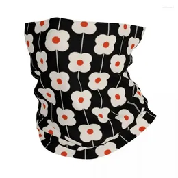 Bandanas Orla Kiely Bandana Neck Warmer Women Men Winter Hiking Ski Scarf Gaiter Scandinavian Flowers Multi Stem Face Cover