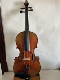 Master Viola 16" con fondo in acero fiammato massiccio, top in abete, suono piacevole fatto a mano K3069