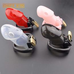 New Chaste Bird Male Chastity Device Cock Cages Men's Virginity Lock with 3 Size Penis Ring Penis Lock Cock Ring Chastity Belt A163