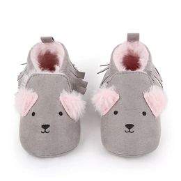 First Walkers born Baby Boys Shoes Cartoon Cute Animal Pattern for Girls Soft Sole Antiskid Toddler Crib Infant 231201