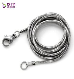 Whole 10pcslot 316 Stainless Steel Diy Snake Chain Necklace Jewellery High Quality Accept Customization LSDA109771948