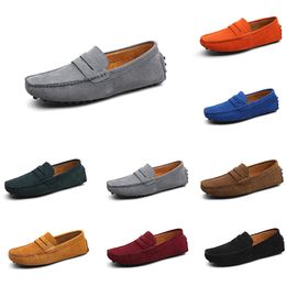 men running shoes Espadrilles triple black navy brown wine red taupe green Sky Blue Burgundy candy mens sneakers outdoor jogging walking seventy six
