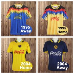 1995 America Retro Soccer Jerseys R. NAVIA BLANCO N. S. ABREU C. LOPEZ V. GARCIA Vintage Football Shirt Jersey Soccer Sets Tracksuits