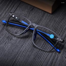 Sunglasses TR90 Sports Presbyopia Glasses Ultra Light Men's Reading Comfortable Anti Slip Blue