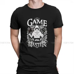 Men's T Shirts Game Master Men TShirt DnD Crewneck Short Sleeve Cotton Shirt Funny Top Quality Birthday Gifts