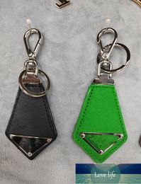 Simple Inverted Triangle Logo Metal Letter Keychain Personality Advanced Sense Pendant Decoration Bags