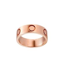 Anéis de banda designer anel de noivado jóias rosa ouro prata esterlina titânio aço diamante anéis personalizados simples bonito para homens wome2768