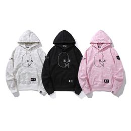 Brand Hoodie Men's Women's Pullover Coats Black White Grey Hoodies High Street Pure Cotton Autumn Winter Joint Clothing Size M-3XL