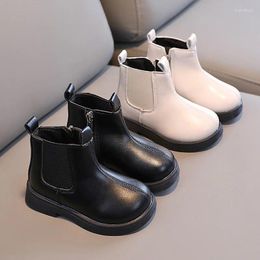 Boots Autumn Winter Retro Children Fashion Warm Shoes Infant Kids Girls Boys Casual Top Quality Baby Leather