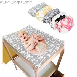 Changing Pads Covers Baby Changing Pad Cover Baby Diaper Mat Fitted Crib Sheet Unisex Diaper 82*41cm Baby Changing Mat Nursing Mat Cover Q231202