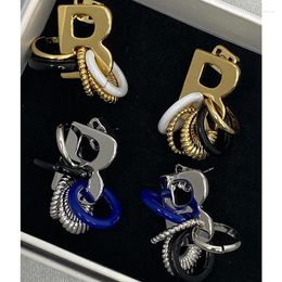 Dangle Earrings 2023 Europe America Designer Classic Letter Gold Silver Women High Quality Fashion Jewellery Trend