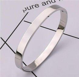 2020 Fashion New Rose Gold 316L Stainless Steel Screw Bangle Bracelet with Screwdriver and Original Bag Screws Never Lose1444073