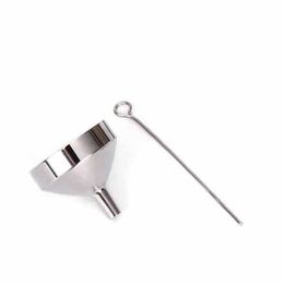 Whole stainless steel cremation Jewellery pendant necklace funnel tool ashes urn filling kit313m