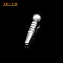 New Chaste Bird Male Stainless Steel Urethra Catheter Penis Urinary Plug Adult Sexy Toys Urethra Stimulate Dilator Urethra Beads A101