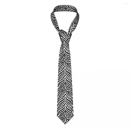 Bow Ties Zebra Print Tie Cool Zebras Skin Design Accessories For Men Neck Shirt Polyester Silk Wedding Cravat