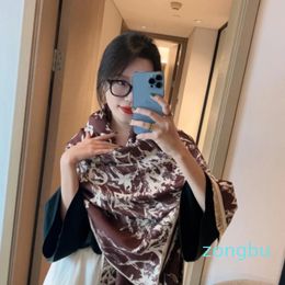 cashmere scarf winter style thickened shawl western fashion burst neck everything casual Full Letter L Printed luxury designers wool winter scarves