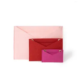 Cosmetic Bags Custom Conversion Kits For Pochette Kirigami (Set Of 3) Bag Insert Organiser Inner Liner 120 20cm Chain Able To
