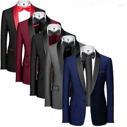 Men's Suits Men Skinny Terno Masculino Formal Slim Fit Tuxedo Prom Suit / Male Groom Wedding Blazers High Quality Dress Jacket Coat