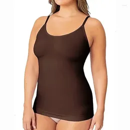 Women's Shapers Women Compression Abdomen Shape Vests Shapewear Camisole Tank Top Tummy Control Vest Slimming Body Shaper Shirt