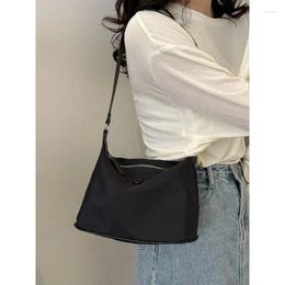 Waist Bags Foufurieux Fashion Women All-match Shoulder Bag Simple Solid Colour Handbag Office Lady Casual Dating Shopping Club Underarm