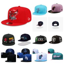 Snapbacks 2023 Designer Hats All Team Logo Adjustable Fitted Hat Embroidery Cotton Top Quality Basketball Mesh Flex Sun Beanies Flat H Dhipi