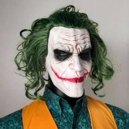 Dark Knight Batman clown Joker latex mask headgear cos Halloween