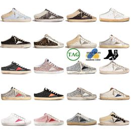Hot sales Designer slippers Super Star Sneakers Plush Slip-on Women casual shoes comfort Sneaker Do-old Dirty Sabot Luxe furry shoes size 36-46
