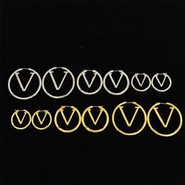 Hoop plated gold earrings designer Jewellery women stud earring unique beautiful custom luxurious cjeweler huggie lady ear studs des284I