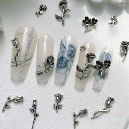 Nail Art Decorations Decoration 3D Beautiful Flower Rose Buds Luxury Pendant Craft Jewellery Making Ornaments Manicure DIY Accessories