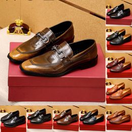 40MODEL Patent Leather Men Designer Dress Shoes Classic Formal Luxury for Office Work Party Oxfords Business