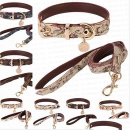 Dog Collars Leashes Designer Pet Plaid Pattern Creative Brand Outdoor Street Style Cats Necklace Ps1393 Drop Delivery Home Garden S Dhhz4