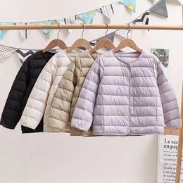 Down Coat 2023 Children White Duck Jackets Collarless Boys Kids Feather for Girls Fall Winter Puffer Warm Clothes Liner 231202