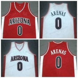 Nikivip Custom Retro #0 GILBERT ARENAS College Basketball Jersey Men's Ed White Red Any Size 2XS-5XL Name and Number