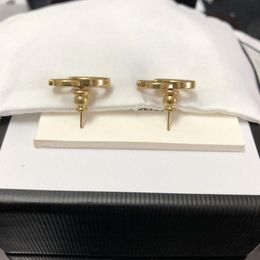 2022 Fashion hoop earrings Stud aretes orecchini for women party wedding lovers gift Jewellery engagement311C