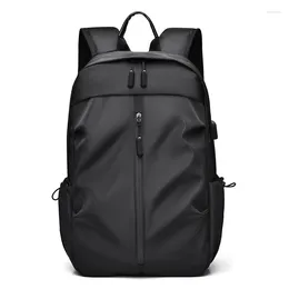 Backpack Mens Oxford Business Student Laptop Bag Waterproof Large Travel Bags Men Classic Style School Bookbag