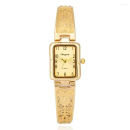 Wristwatches For Women's Watches Wrist Quartz Women Numerals Alloy Wristwatch Gifts Business Style