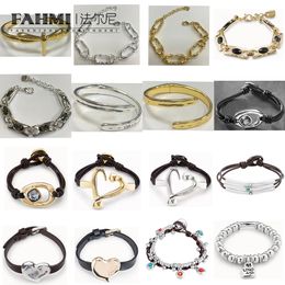 Fahmi Charming Dragonfly Open Ring Interlocking Heart Open Ball Bead Bracelet High Quality Brand 2023 New In Stock